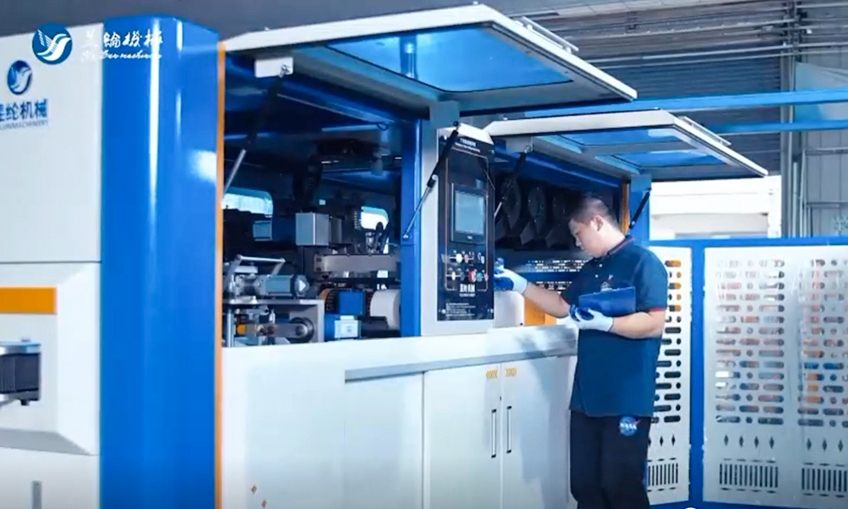 Technicians working on spring coiling innovation
