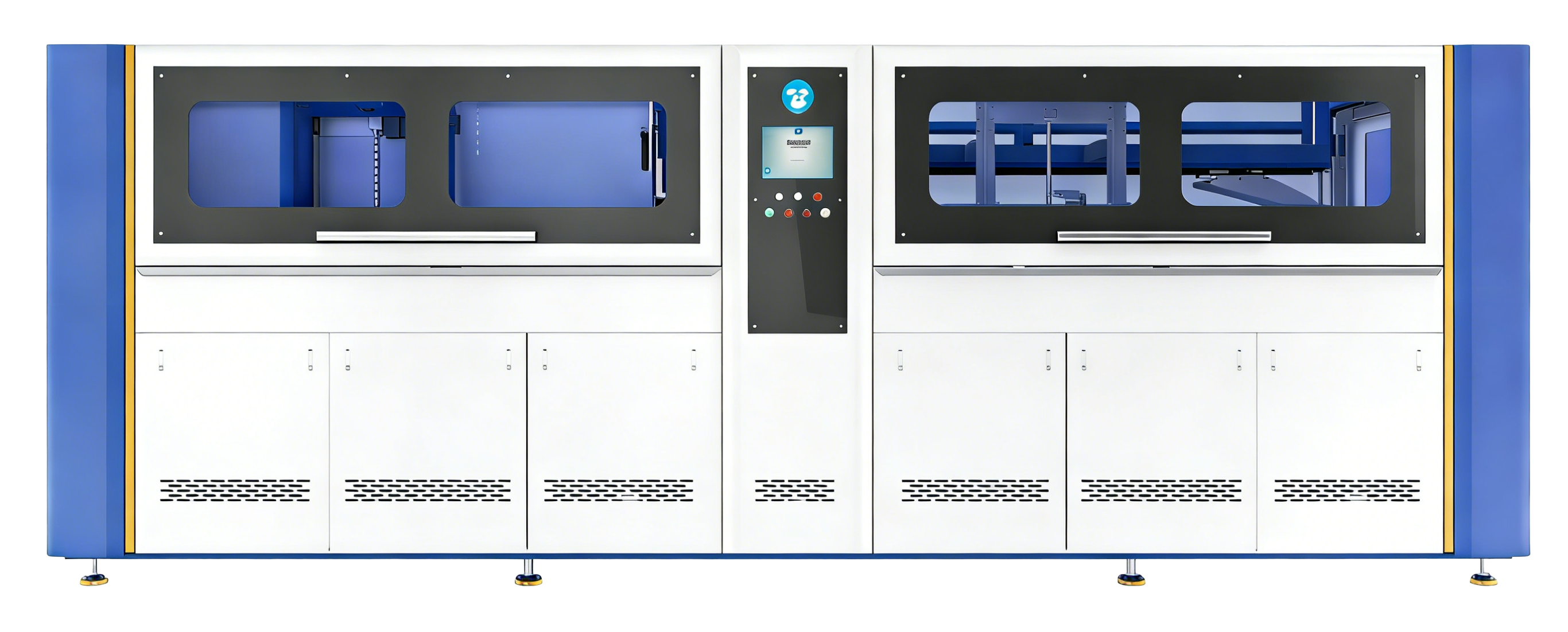 Automatic pocket spring units and foam strips box assembly machine