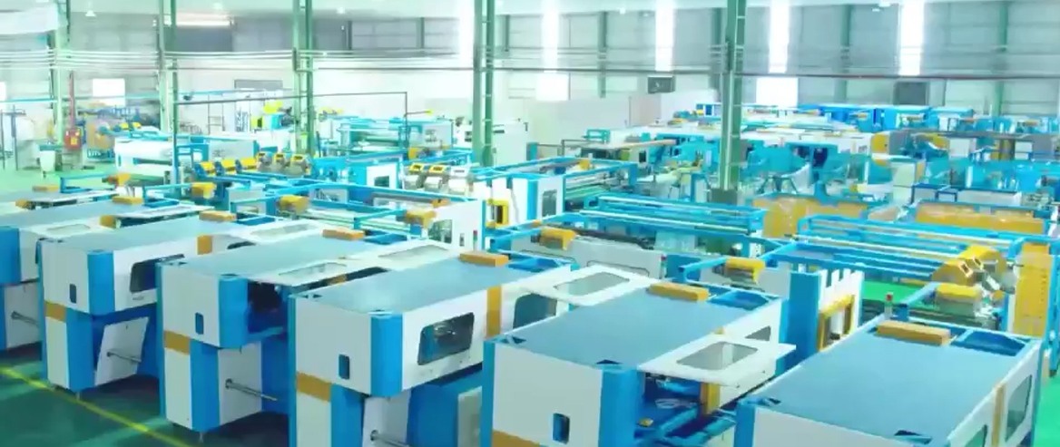 Spring production workshop at Yulun Machinery