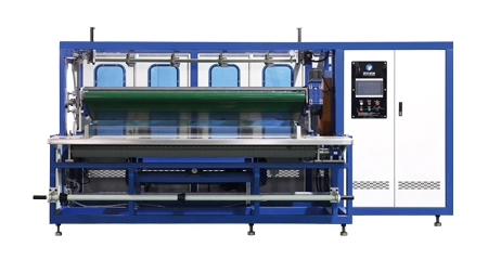 Automatic pocket spring unit roll-packing machine
